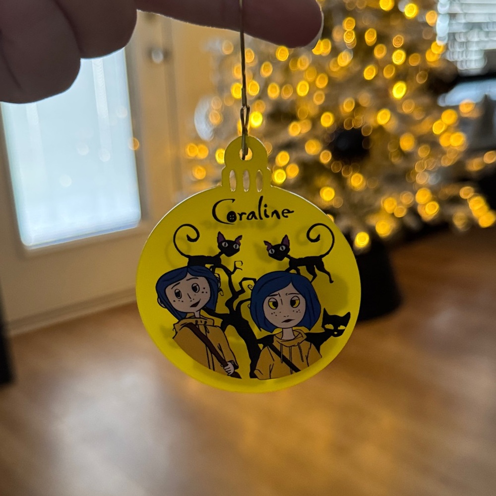 Coraline Yellow Ornament